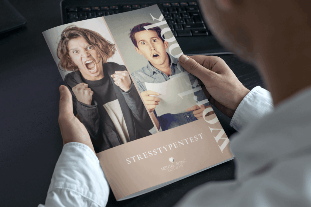 mockup of a magazine in the hands of a man with a blue shirt 3384 el1