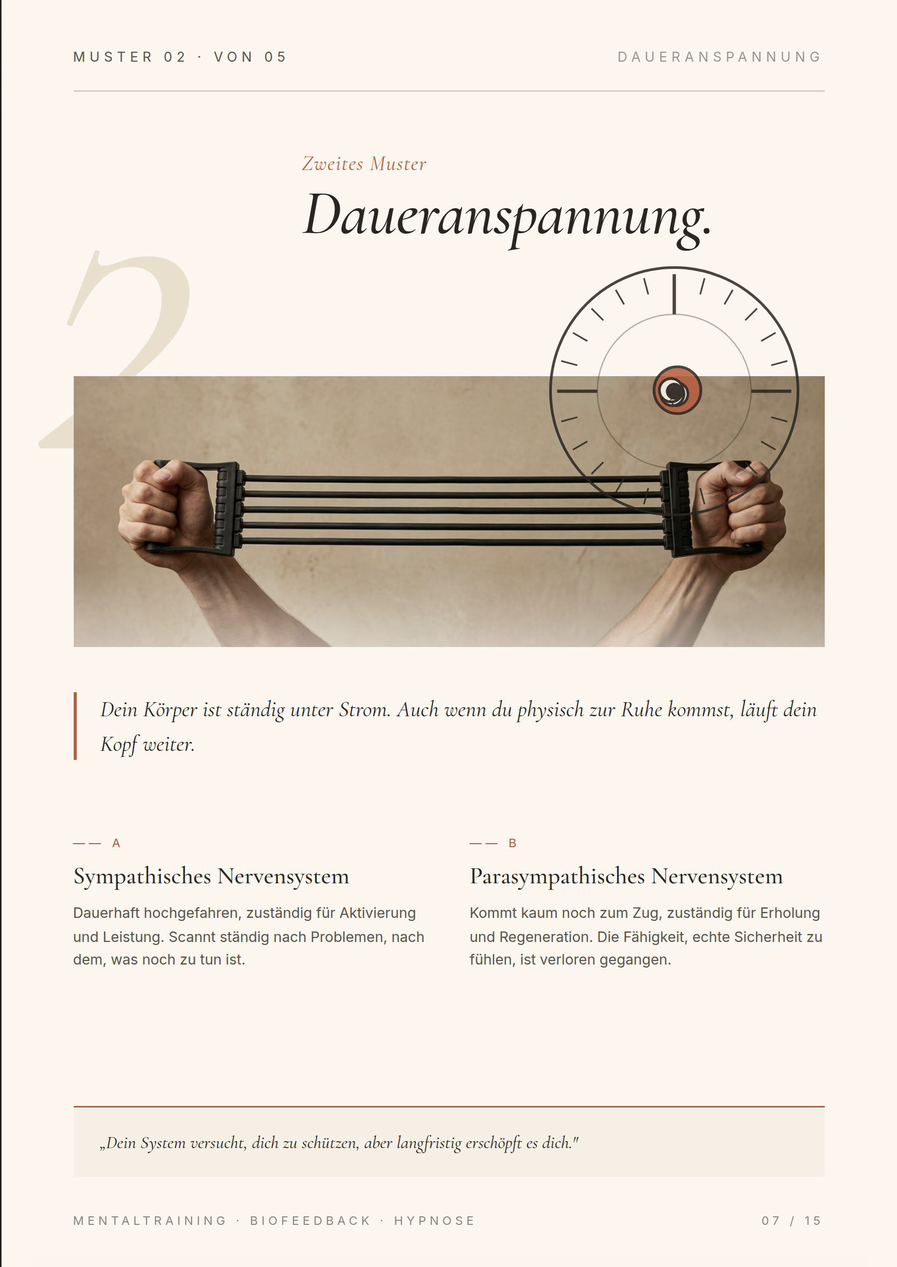 Muster Daueranspannung
